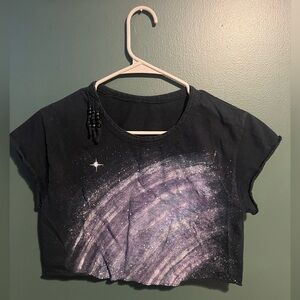 Cosmic Swirl Women's Crop Top